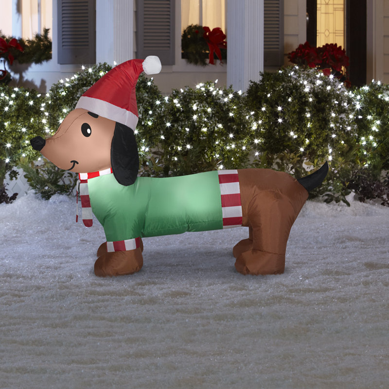 Gemmy Industries Dachshund Inflatable | Wayfair